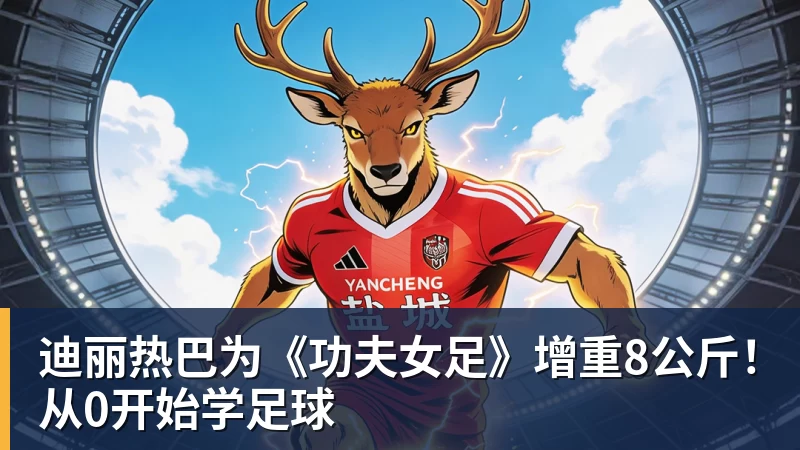 迪丽热巴为《功夫女足》增重8公斤！从0开始学足球